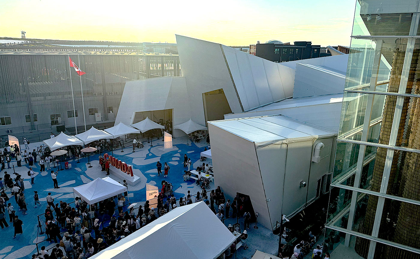 カナダ館のモニュメントは名取市へ