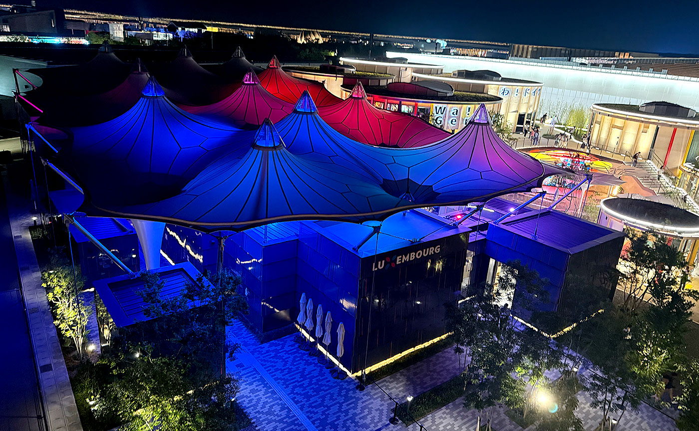 ルクセンブルク館は大阪府交野市で再利用