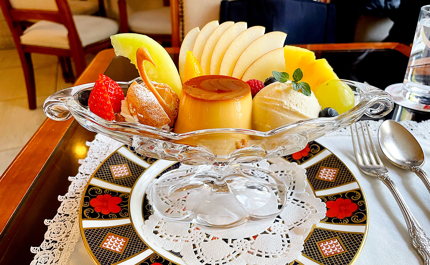 プリンアラモード