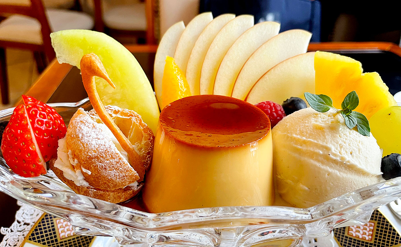 プリンアラモード