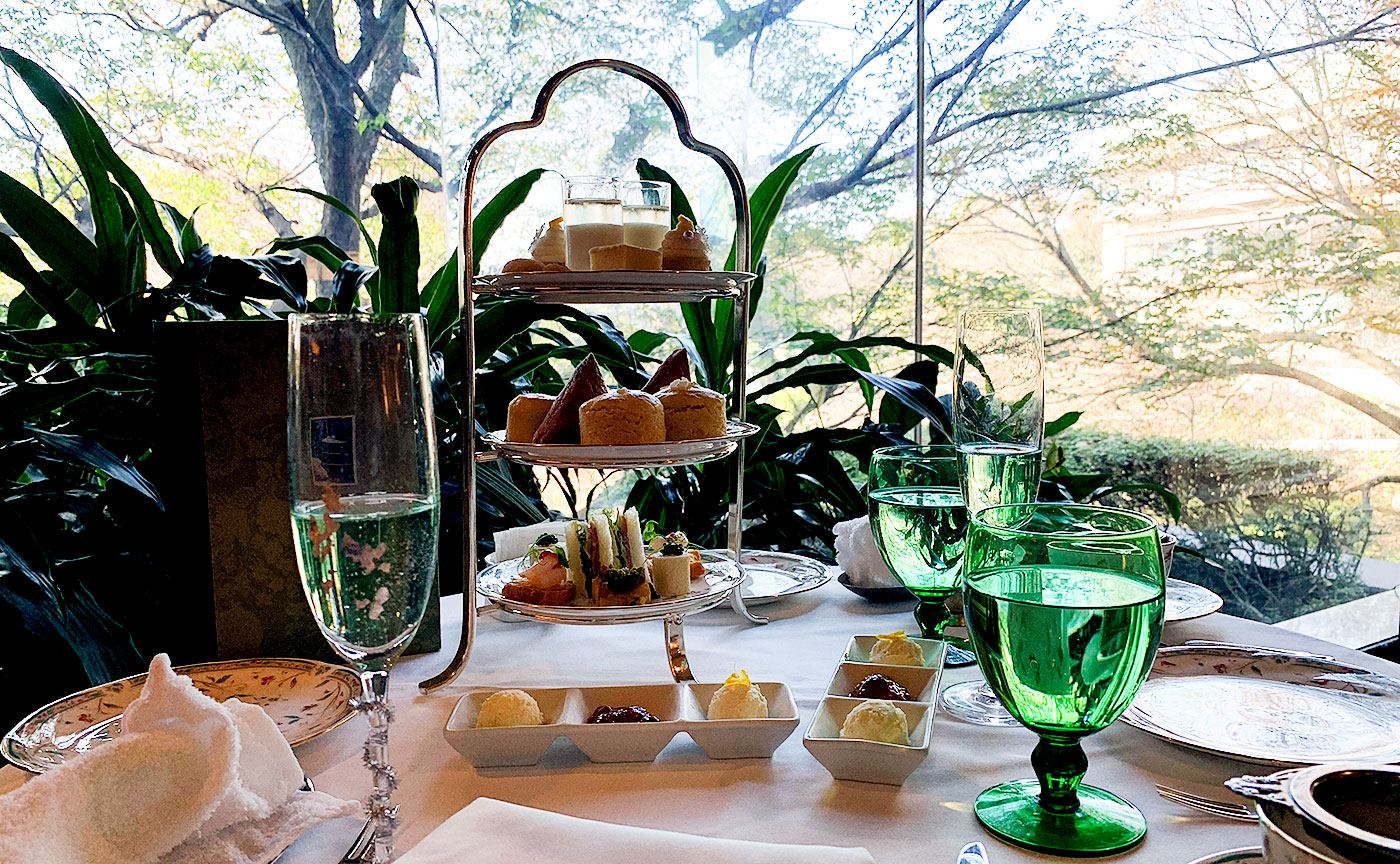 椿山荘のアフタヌーンティー