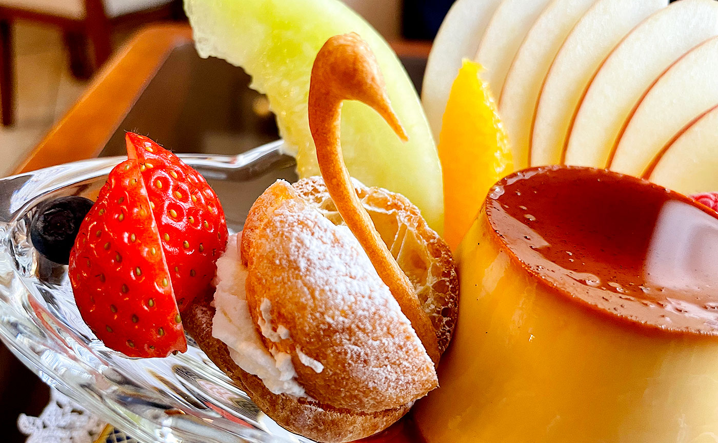 プリンアラモード