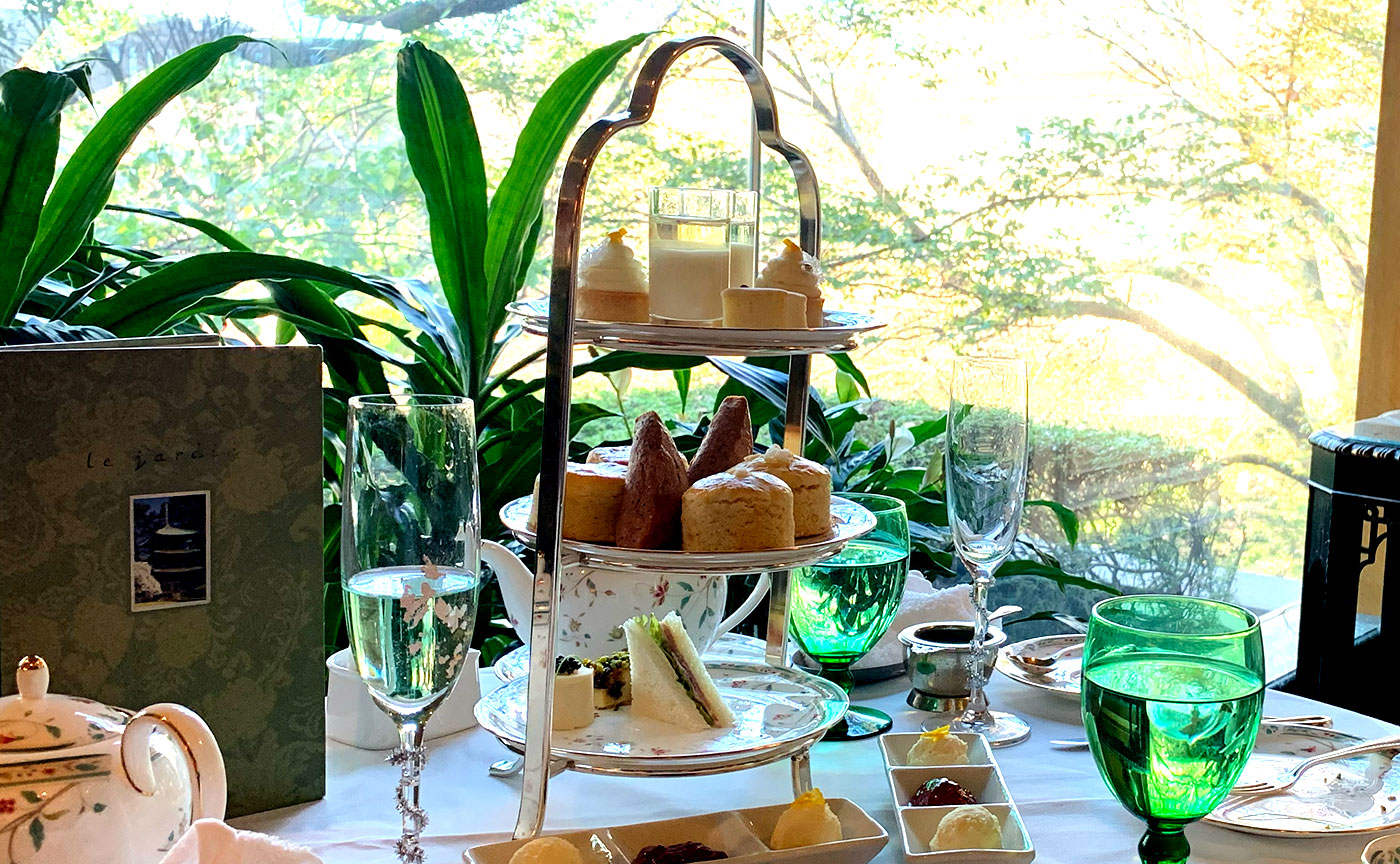 椿山荘のアフタヌーンティー