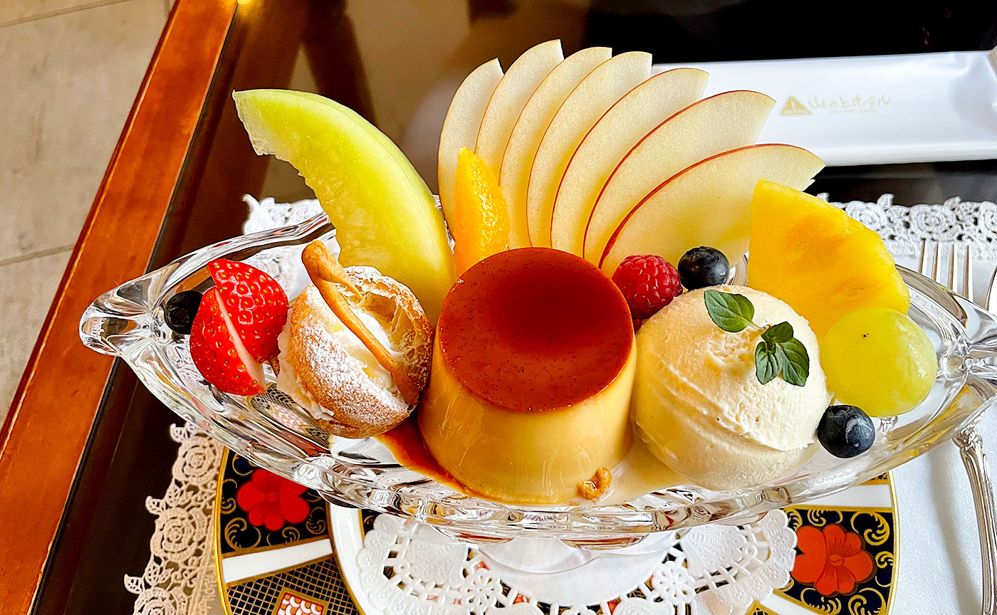 プリンアラモード